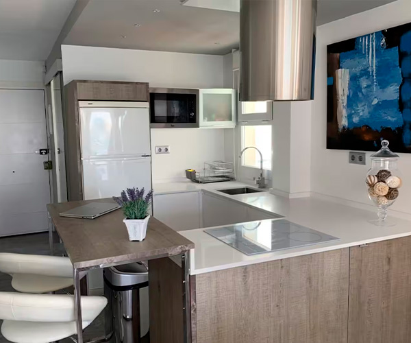 cocina del apartamento